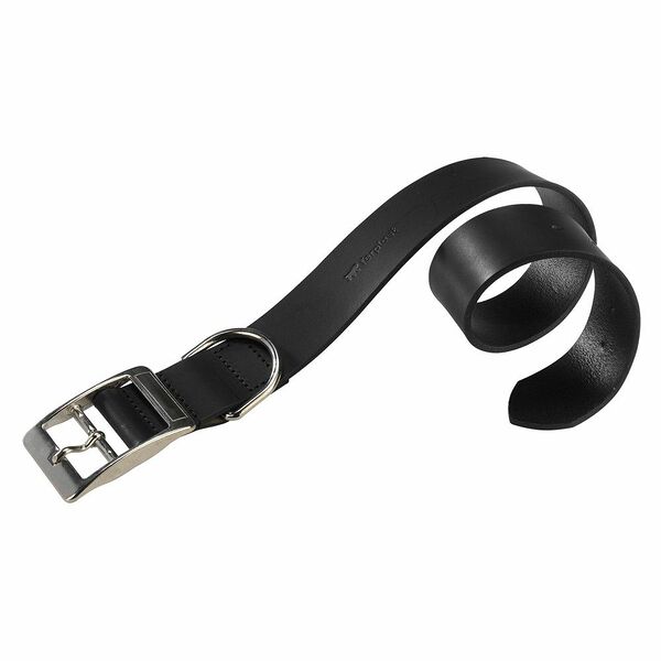 Ошейник для собак FERPLAST NATURAL BK C40/63 кожаный черный