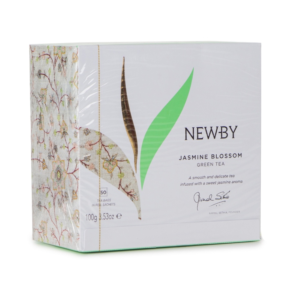 

Чай зеленый Newby Jasmine Blossom, 50 пакетиков