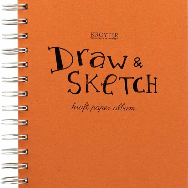 Скетчбук Kroyter Draw & Sketch, 40 листов