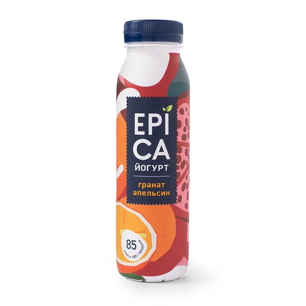 Йогурт питьевой Epica гранат-апельсин 2.5%  