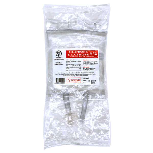 Глюкоза раствор 5% 250мл