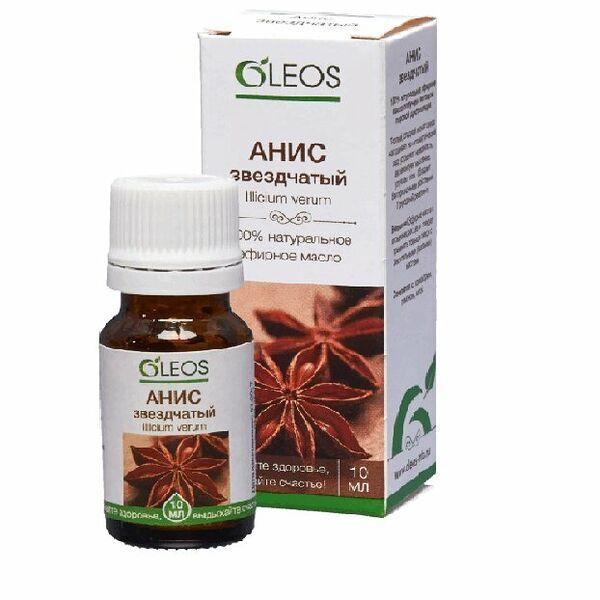 Масло эфирное Oleos Анис звездчатый 10 мл 