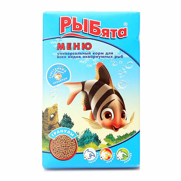 Корм для рыб Зоомир Рыбята Меню универсальный, гранулы, 30г