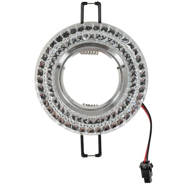 Светильник встраиваемый ЭРА dk LD3 c белой светодиодной панелью, GU5.3, прозрачный