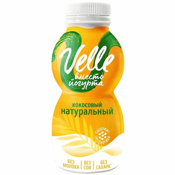 Продукт Velle кокосовый ферментированный питьевой, 230мл