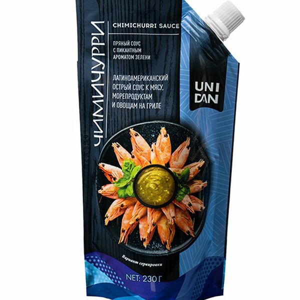 Соус Uni Dan Чимичурри острый для вторых блюд, 230г