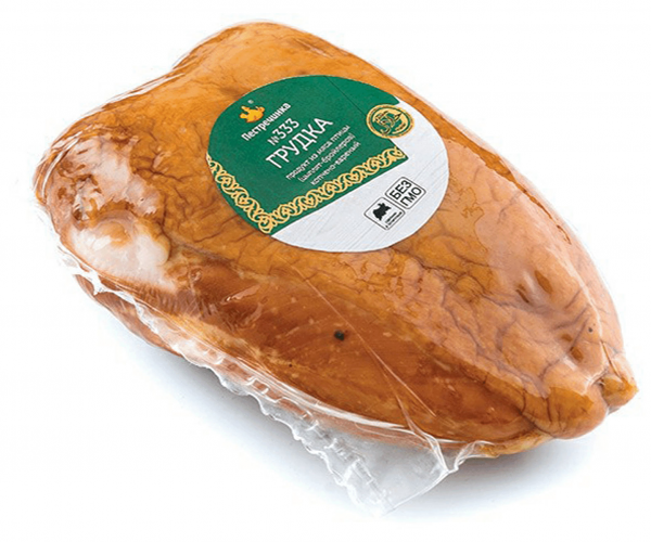 Грудка цыпленка-бройлера варено-копченая Пестречинка Халяль