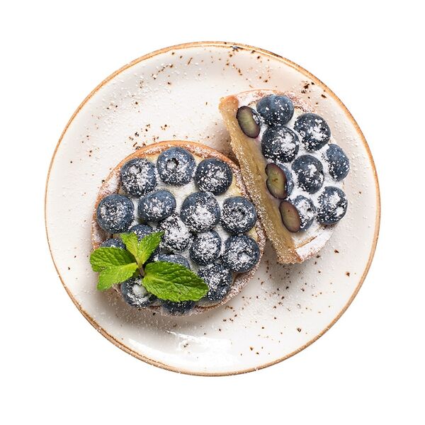 Тарталетка «Голубика» от шеф-кондитера