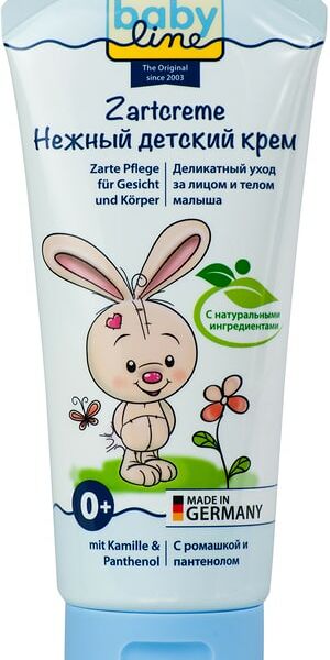 Крем для лица и тела Baby line детский с ромашкой и пантенолом и маслом подсолнечника 75мл