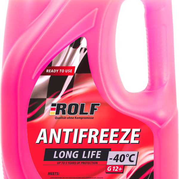 Антифриз Rolf Antifreeze G12+ красный 5 л