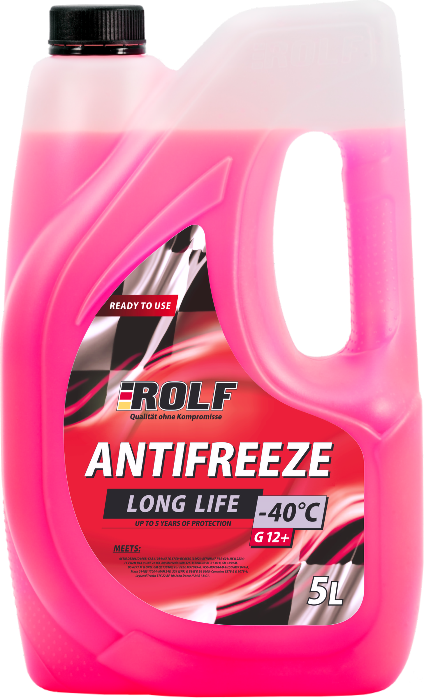 

Антифриз Rolf Antifreeze G12+ красный 5 л