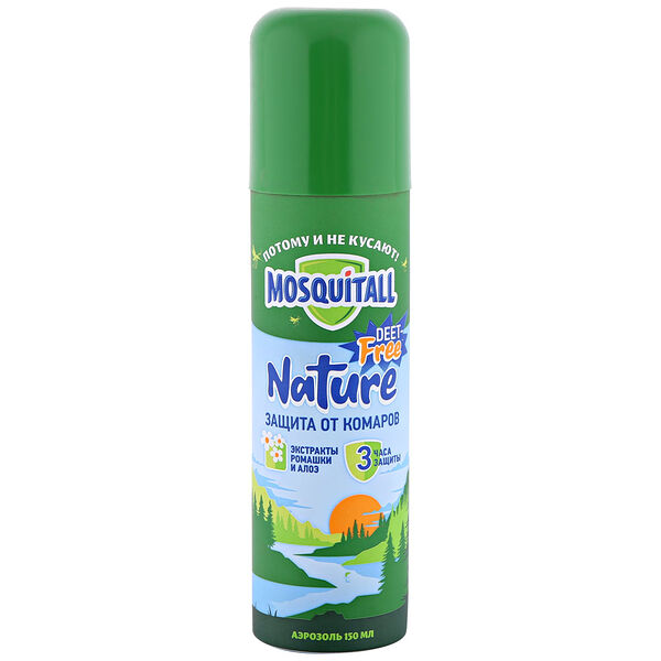 MOSQUITALL - Аэрозоль Nature от комаров 150 мл