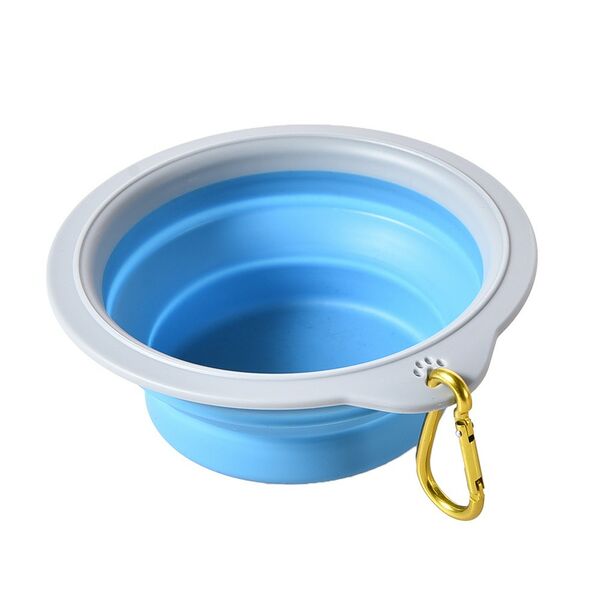 Миска для собак FOXIE Compact складная 17х10,5х7 см голубая