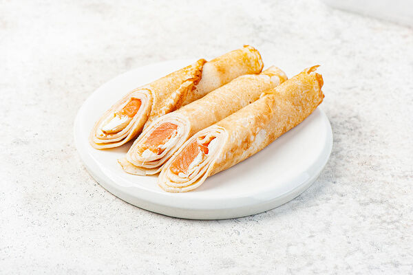 Блины с семгой