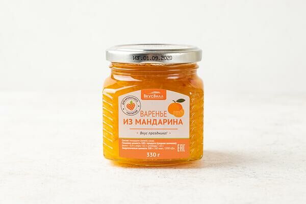 Варенье ВкусВилл из мандарина 330 г