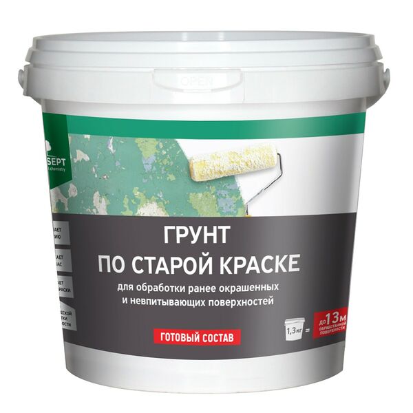 Грунт адгезионный по старой краске, готовый состав, 1 кг