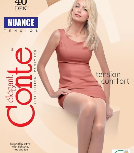 Колготки Conte Elegant Nuance 40 Nero Черные Размер 5