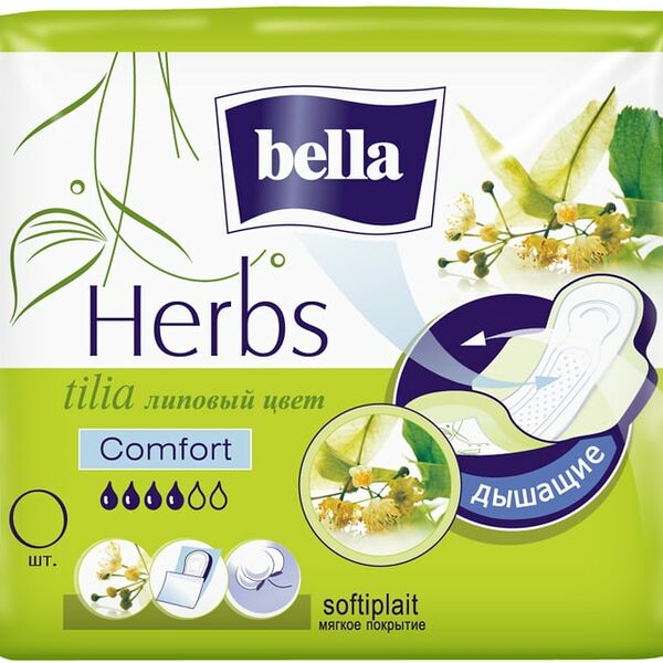 Прокладки Bella Herbs Tilia Comfort 10шт