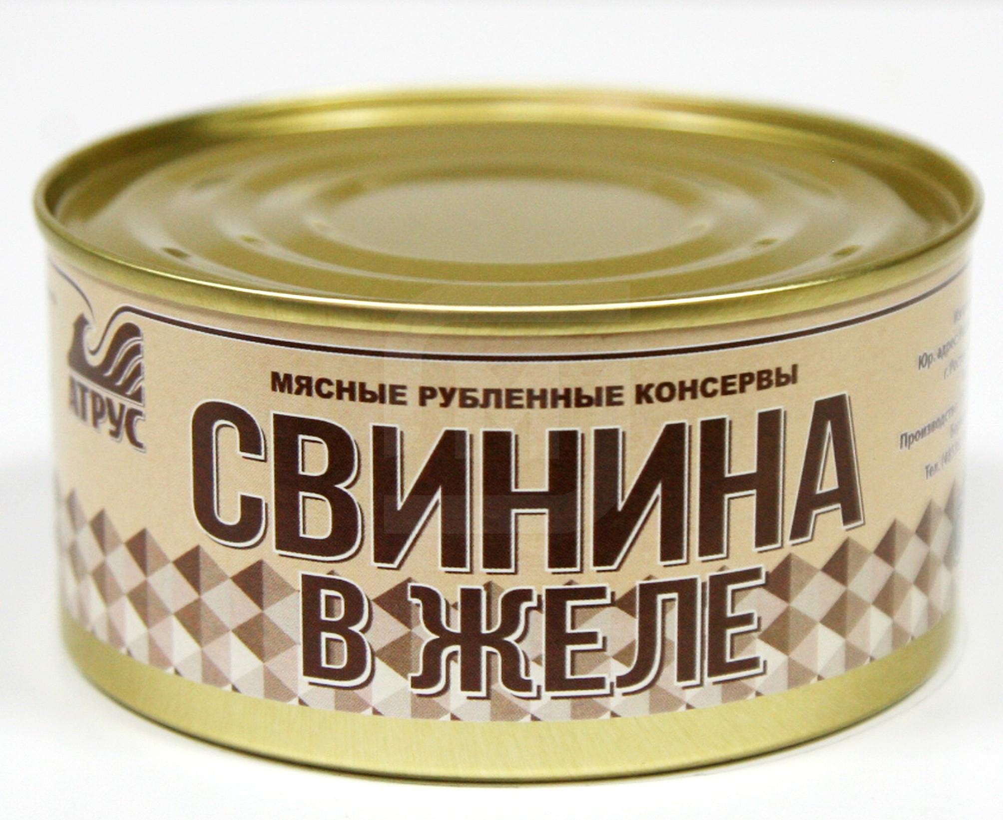 

Консервы Атрус Свинина в желе