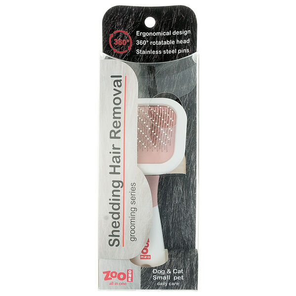 Пуходерка с поворотной ручкой ZooOne Эстетик с каплей малая