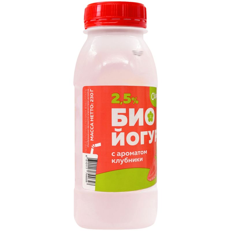 

Биойогурт Сернур клубника ароматизированный 2.5% 230 г