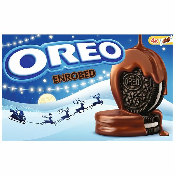 Печенье Oreo в глазури с какао и начинкой с ванильным вкусом, 164г