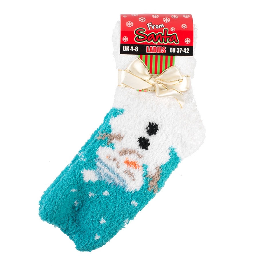 

Носки с рождественским декором махровые Premier Decorations ассортимент, размер 37-42, Великобритания