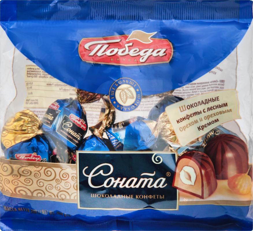 

Конфеты Победа вкуса Соната