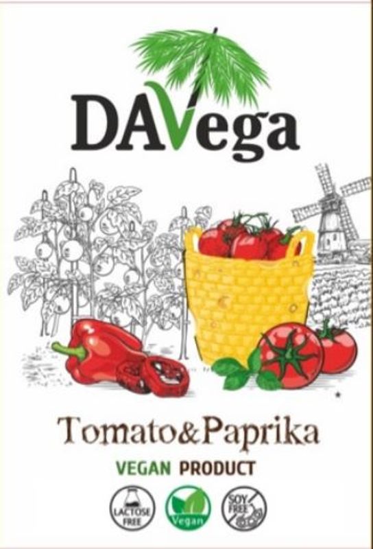 

Сыр Davega Продукт веганский с томатом и паприкой 200 г