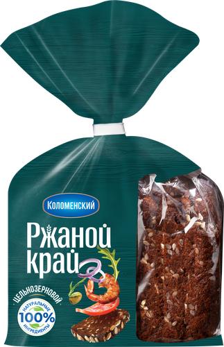 

Хлеб Коломенское Ржаной край цельнозерновой в нарезке 300 г