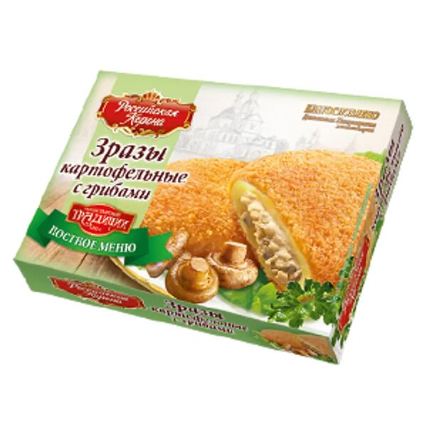 Зразы Российская Корона Картофельные с грибами