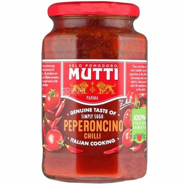 Соус томатный Mutti с перцем чили 400г