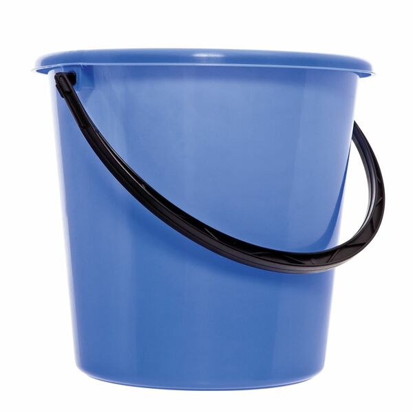 Ведро ПОЛИМЕРБЫТ, круглое, без крышки, цвет в ассортименте, пластик, 12л