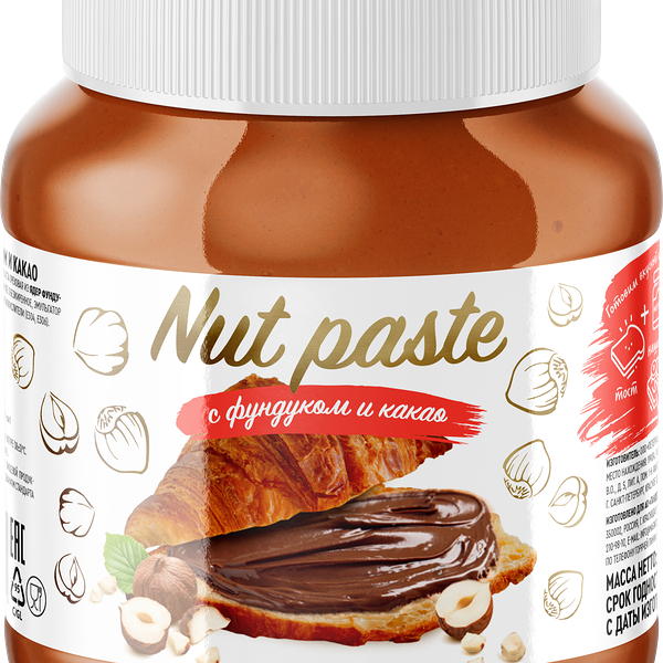 Паста Nut Paste с фундуком и какао, 330 г