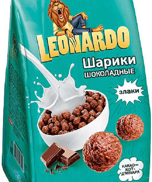 Готовый завтрак Leonardo шарики шоколадные