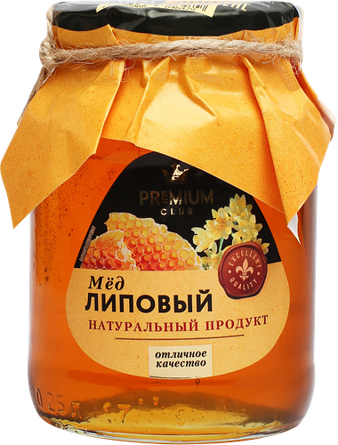 Мед липовый PREMIUM CLUB, 350г