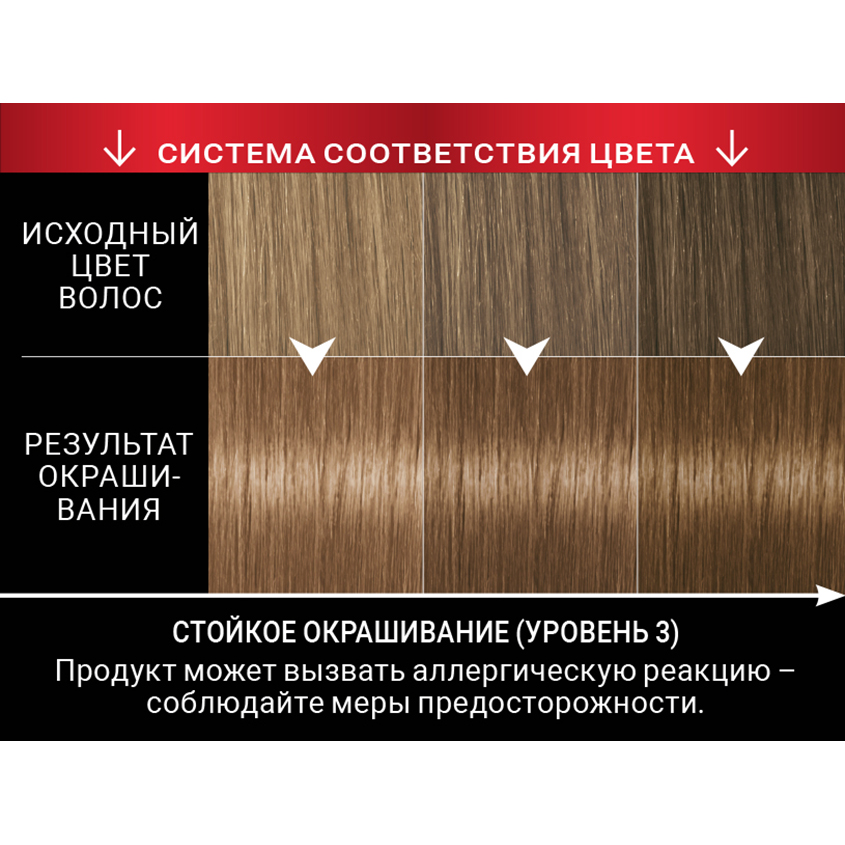 

Крем-краска для волос Сьёсс 6-8 Темно-русый, 115 мл