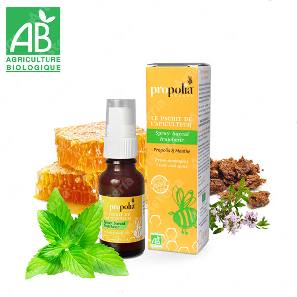 Спрей прополия ментол и прополис для полости рта и горла 20мл 0607