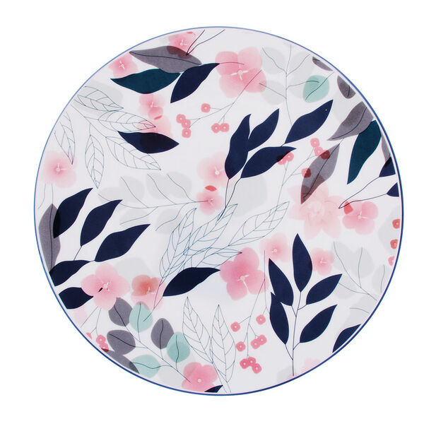 Millimi лия тарелка десертная опаловое стекло 20см, k2053