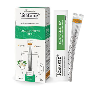 Чай зеленый Teatone Jasmine в стиках, 15 шт