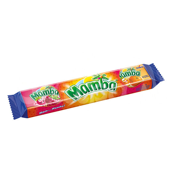 Конфеты жевательные Mamba 3*26.5гр Апельсин Вишня Малина Клубника