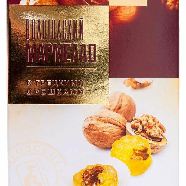 Мармелад КФ Вологда с грецким орехом
