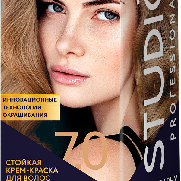 Стойкая крем-краска Studio 7.0 Светло-русый 115 мл