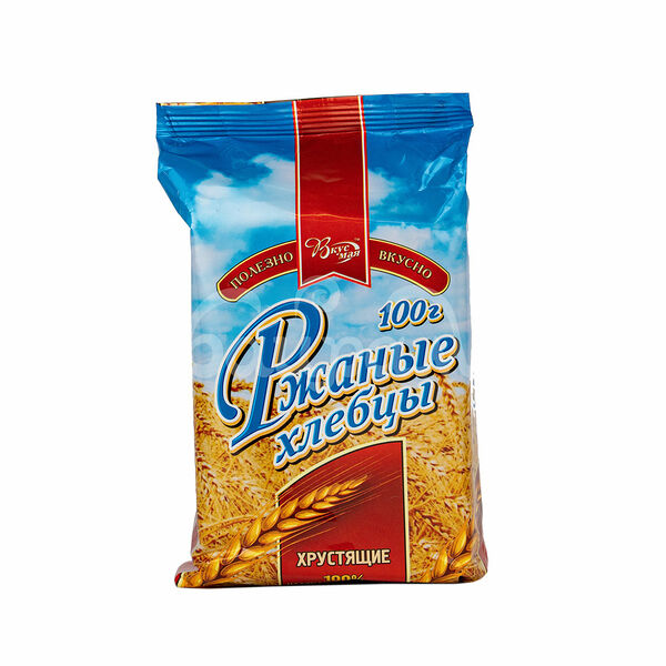 Хлебцы Хрустящие Вкус Мая 100гр Ржаные