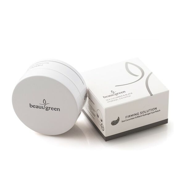 Гидрогелевые патчи BeauuGreen для кожи вокруг глаз с экстрактом черного морского огурца