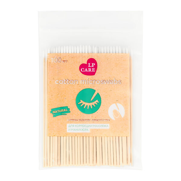 Палочки ватные LP Care  супер тонкие 100 шт.