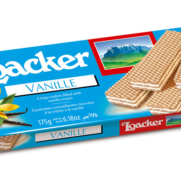 Вафли хрустящие Loacker с ванильной начинкой