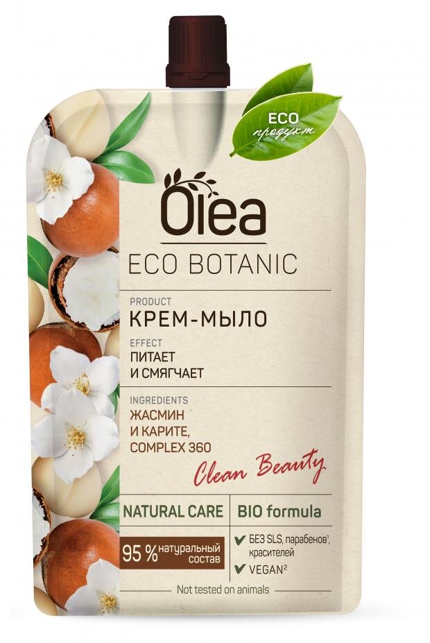 

Крем-мыло Olea Eco Botanic Жасмин и карите 450 мл