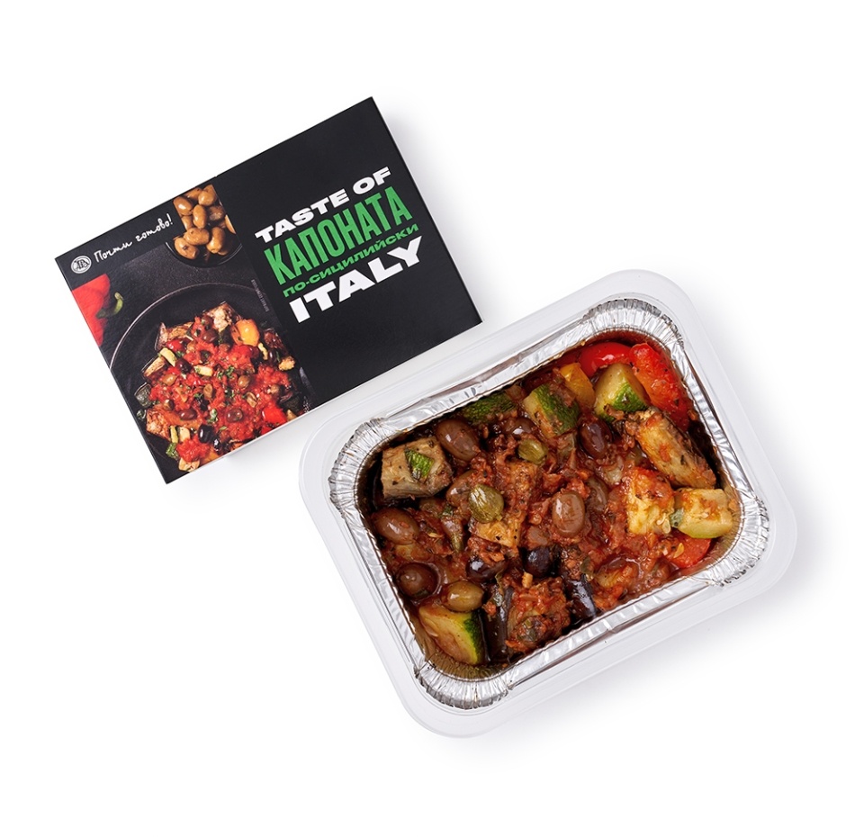 

Капоната по-сицилийски TASTE OF для запекания Почти готово 250 г