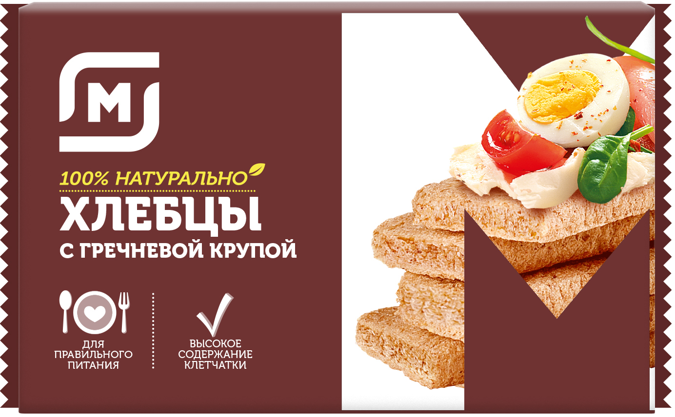

Хлебцы Здоровый стиль гречнево-ржаные